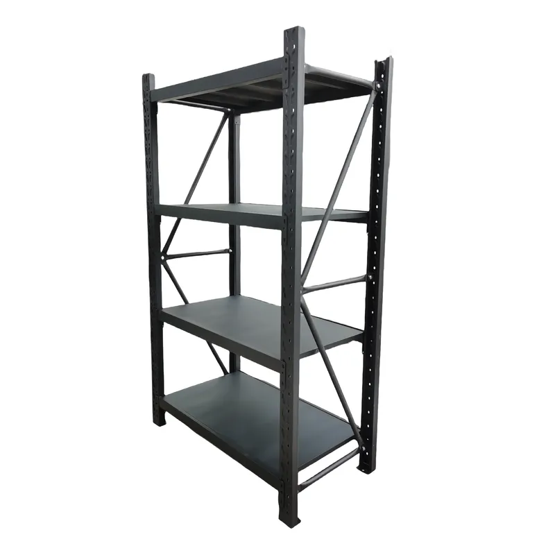 1 Bay Longspan Shelving 1500H x 1200W x 500D Black