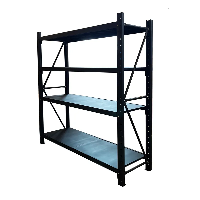 1 Bay Longspan Shelving 1500H x 1800W x 600D Black