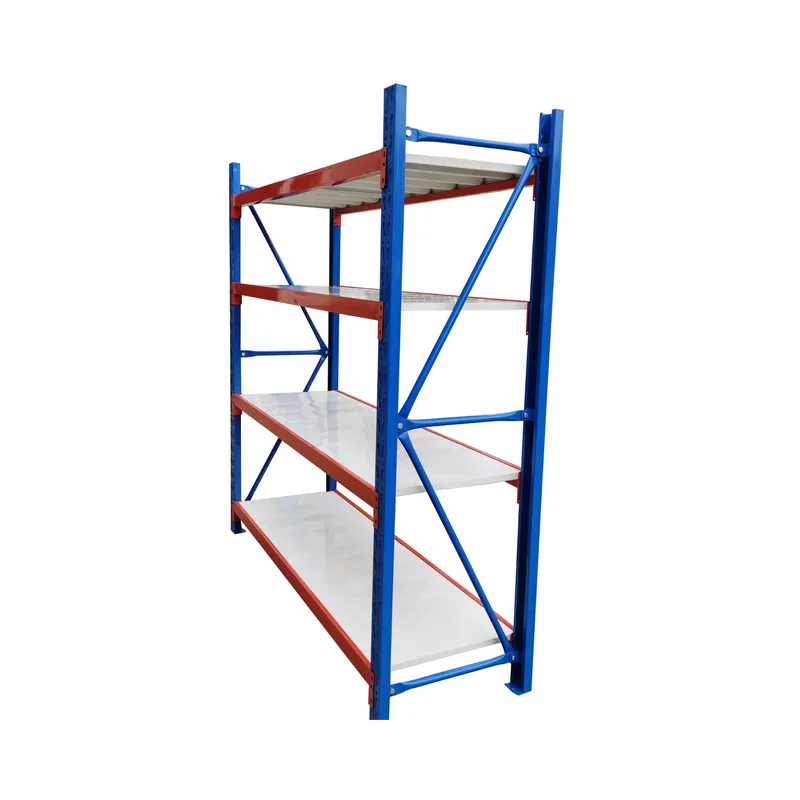 1 Bay Longspan Shelving 2000H x 2000W x 600D Blue/Orange