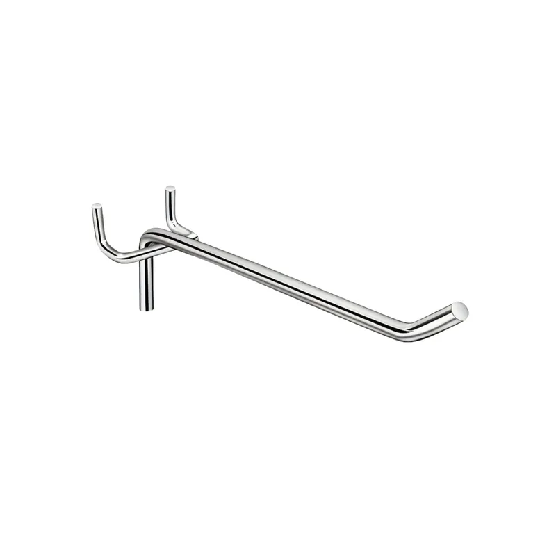Pegboard Hook - 15cm Chrome