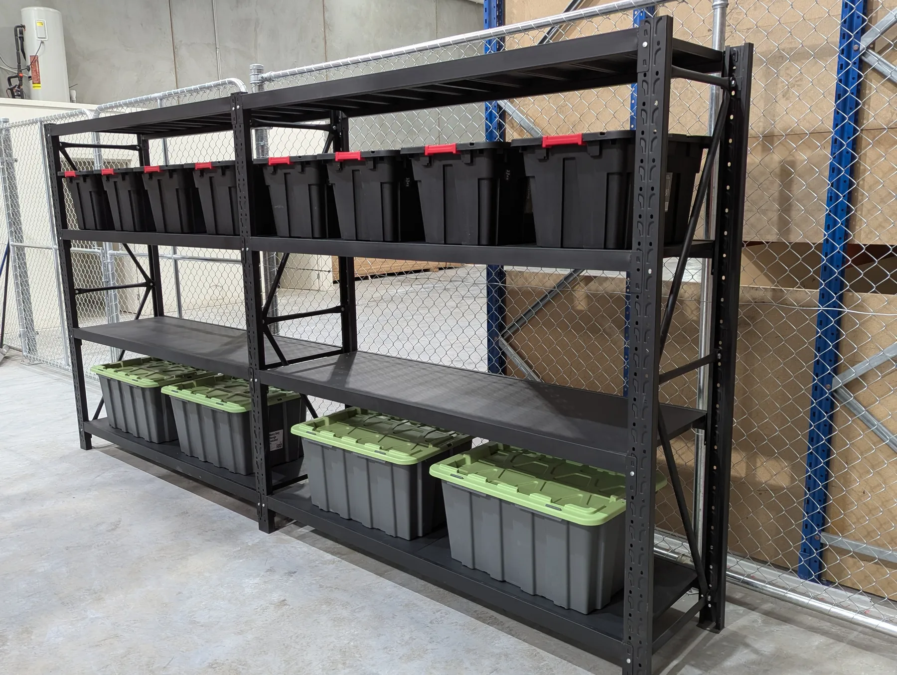 Organized storage space